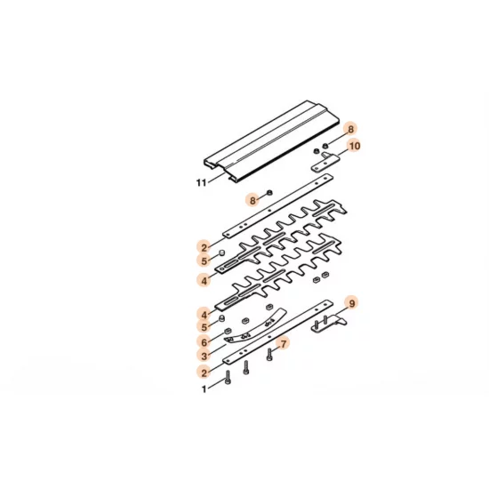STIHL  Nóż / noże 4230 710 6020